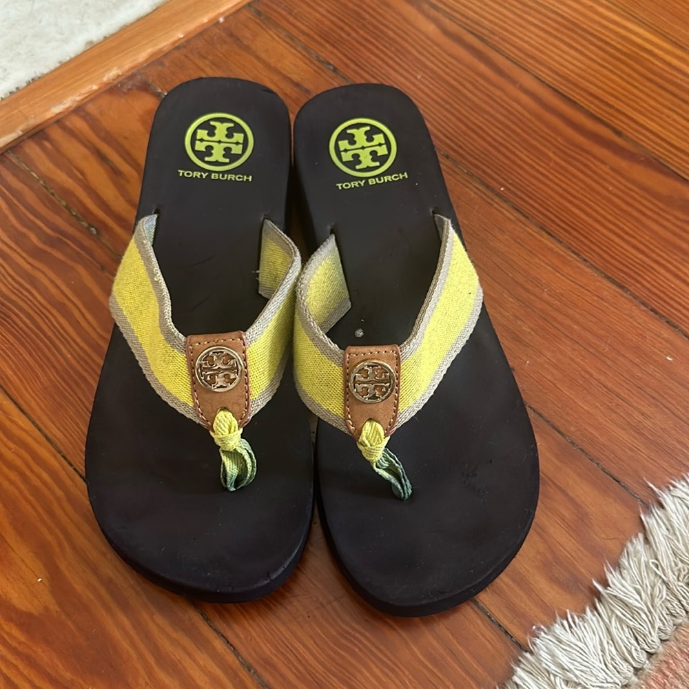 Tory Burch Platform Flip Flops